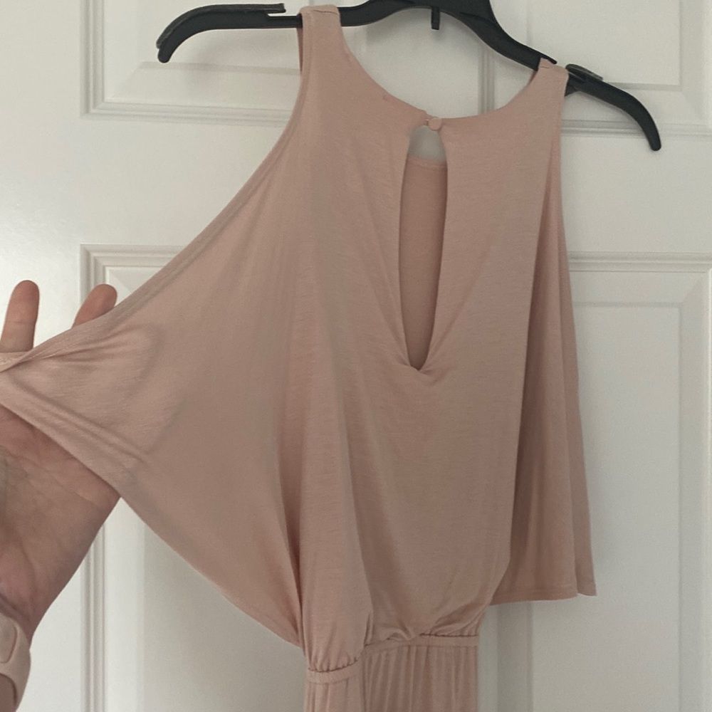 NWT. Splendid Cold Shoulder Crew Neck Wrap Dress - Picture 8 of 12
